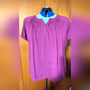 Lane Bryant Size 26/28 Eggplant